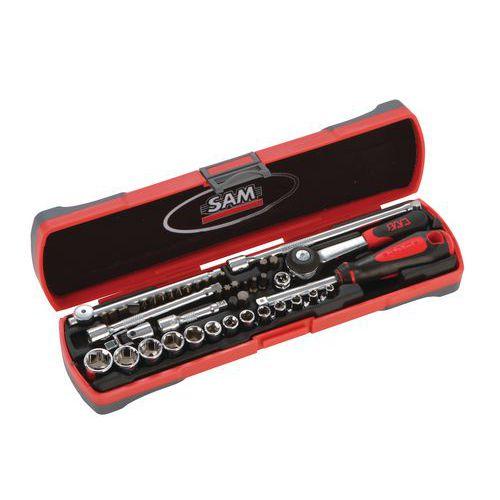 COFFRET 45 DOUILLES ET ACCESSOIRES 1/4