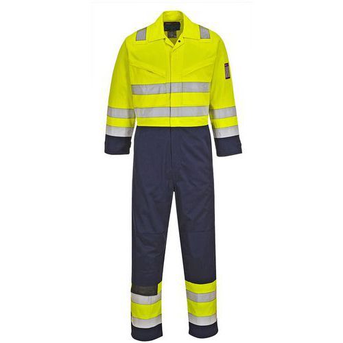 COMBINAISON MODAFLAME LONGUE MV28 XL BLEU/JAUNE - PORTWEST