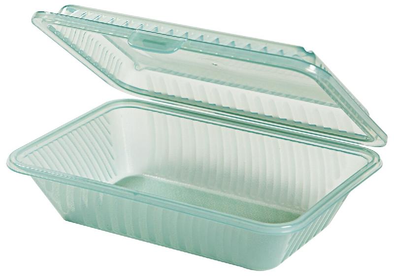 Contacto Barquette à menu Eco-Takeout 23,5 x 17 x 7 cm, vert - vert plastique 1104/236_0