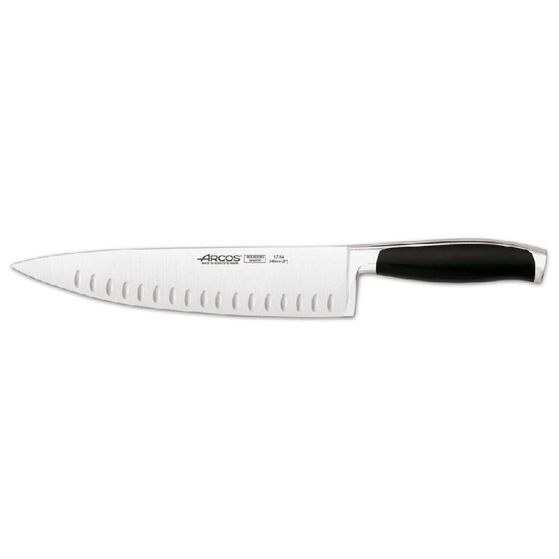 COUTEAU CHEF / EMINCEUR - LAME INOX NITRUM 24CM - A L'UNITÉ - ARCOS - KYOTO
