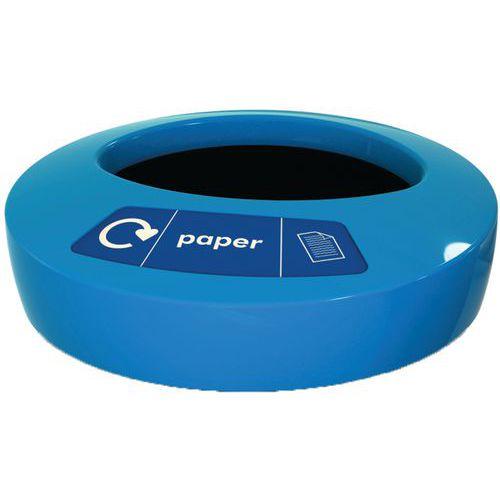 COUVERCLE ECOACE PAPIER BLEU - VEPABINS