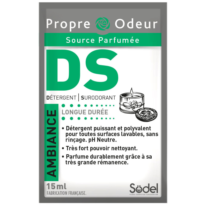 Ds detergent surodorant puissant propre odeur parfum ambiance dosettes de 15ml-carton de 250_0