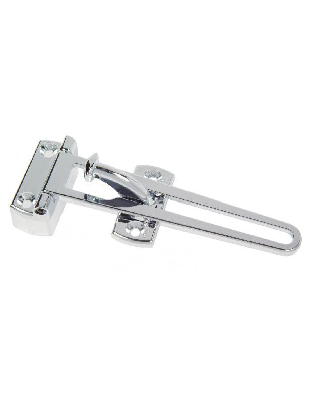 ENTREBÂILLEUR DE SÉCURITÉ MODERN POUR PORTE À RECOUVREMENT CHROMÉ - SOCONA - PR1