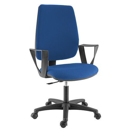 FAUTEUIL KIWI ACCOUDOIRS FIXES BLEU