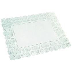 FHC - 250Pcs - Dentelle papier blanc rectangulaire  400x500mm - blanc papier FHC209D4050S_0