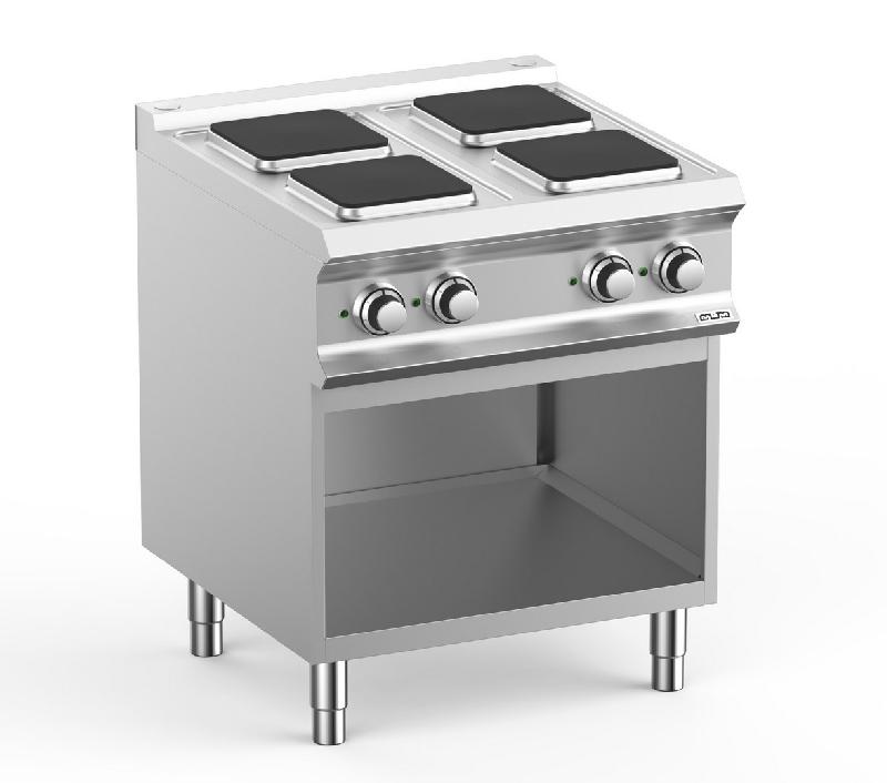 Fourneau professionnel electrique 4 plaque 2,6 kw sur sousbassment libre domina pro 700 - PQ77A_0