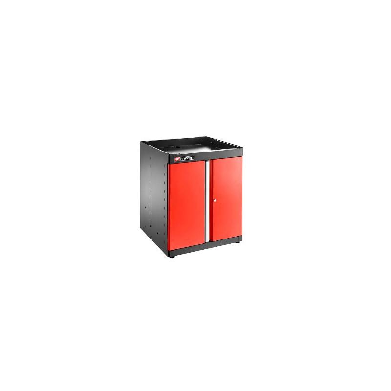 Jls3 meuble bas simple a portes pleines rouge - jetline - FACOM france | jls3-mbspp_0