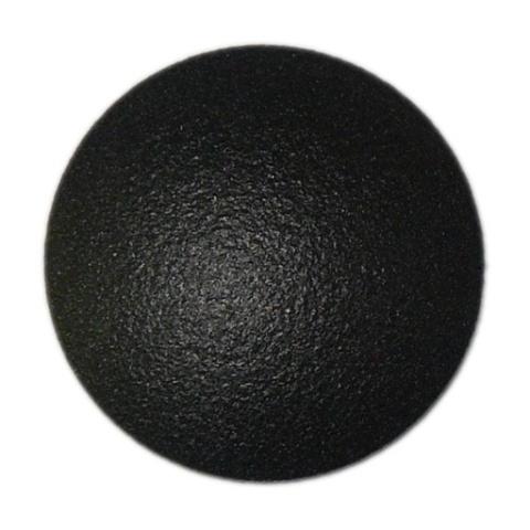 LOT DE 11 - PLOT PODOTACTILE LISSE EN ALUMINIUM NOIR (1 UNITÉ)
