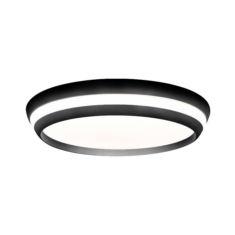 LUTEC PLAFONNIER LED CEPA, RGBW ET CCT, NOIR, Ø 45 CM