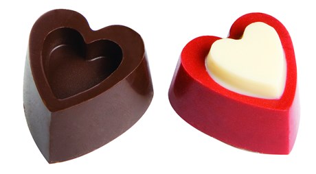 MATFER - MOULE 24 BONBONS COEURS RELIEF COPOLYESTER - 383607