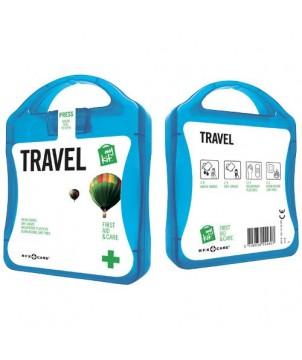 MYKIT VOYAGE - BLEU - KITS DE PREMIERS SECOURS PUBLICITAIRES