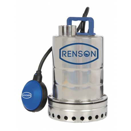 Pompe vide-cave eaux claires - tout inox - 0.25 kW - Renson - IP68 - Débit 150 L/min_0