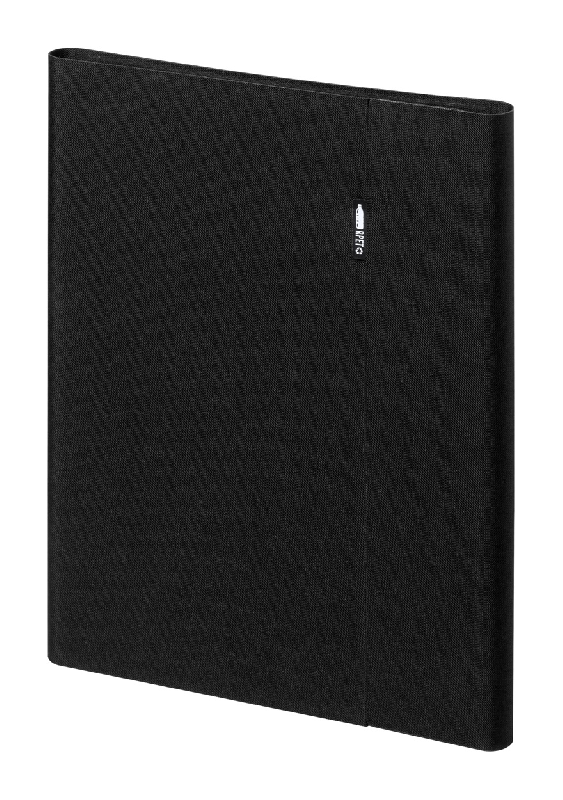 Porte-documents RPET - Polyester 600D format A4 avec fermeture magnétique et bloc-notes 20 feuilles_0
