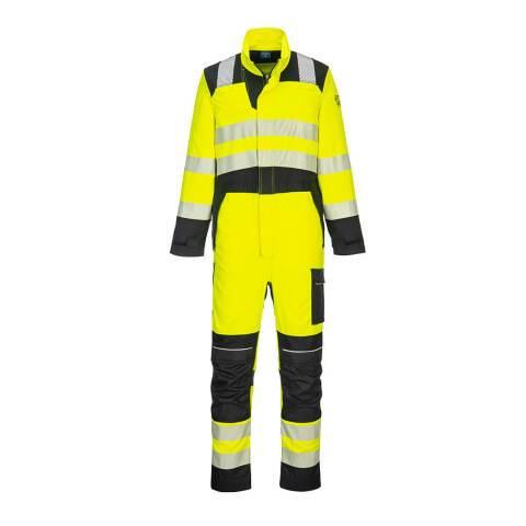 PORTWEST FR507 COMBINAISON MODAFLAME PW3 HV JAUNE/NOIR - TAILLE XXL - STANDARD