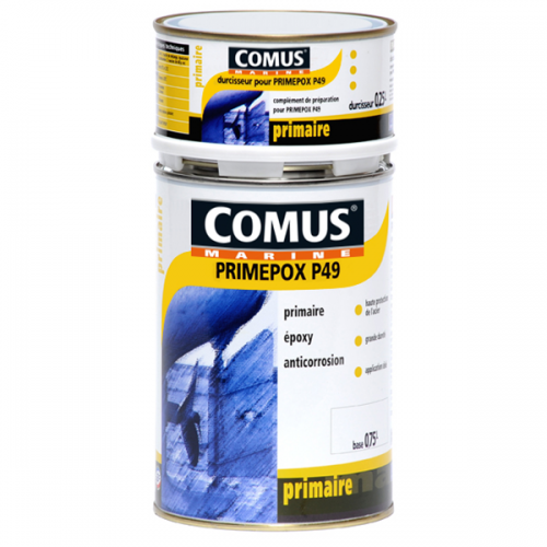 PRIMAIRE ÉPOXY ANTICORROSION - GRIS PERLE - 1 LITRE - PRIMEPOX P49 COMUS
