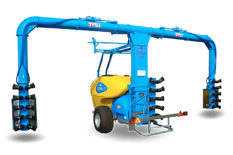 Pulverisateur de vigne tracté - Cuve polyéthylène 1500L / 2000L (normes CE) - TURBO 3 (TURBINE M612)_0