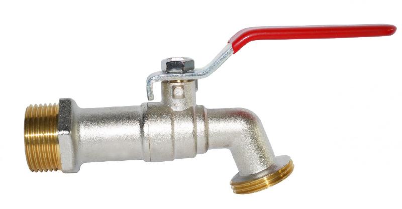 Robinet 1/4 tour en laiton - 20/27 mm - Design classique pour système d'arrosage_0