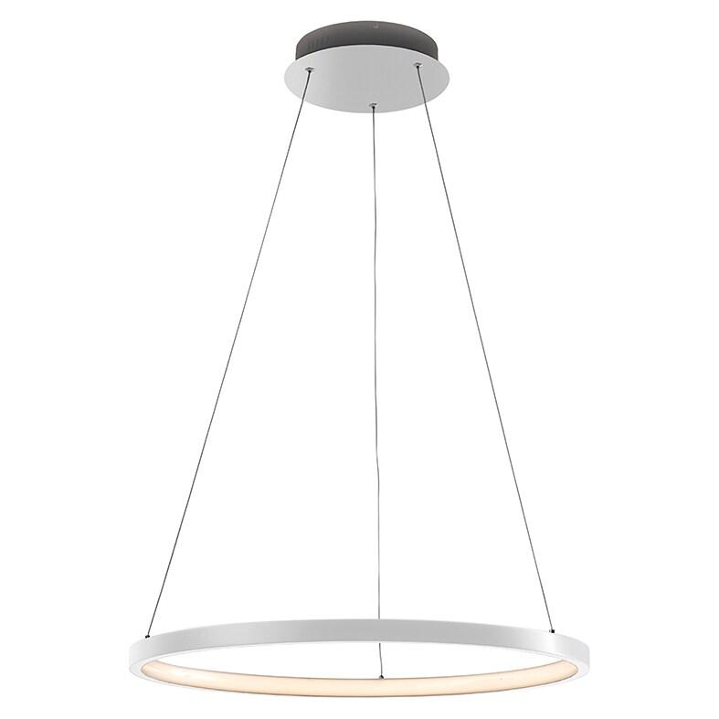 ROSSINI ILLUMINAZIONE Zerum Suspension Led 45W 3000K Blanc - Lampe Annulaire En Aluminium Ip20 Design Minimal Pour Les Environnements Modernes - Group_0