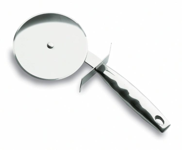 Roulette à pizza 24 cm - Inox - Haute qualité pour une coupe précise_0