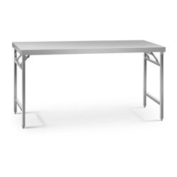 Royal Catering table de travail pliante 60 x 180 cm capacité de 230 kg inox - 3000234898982_0