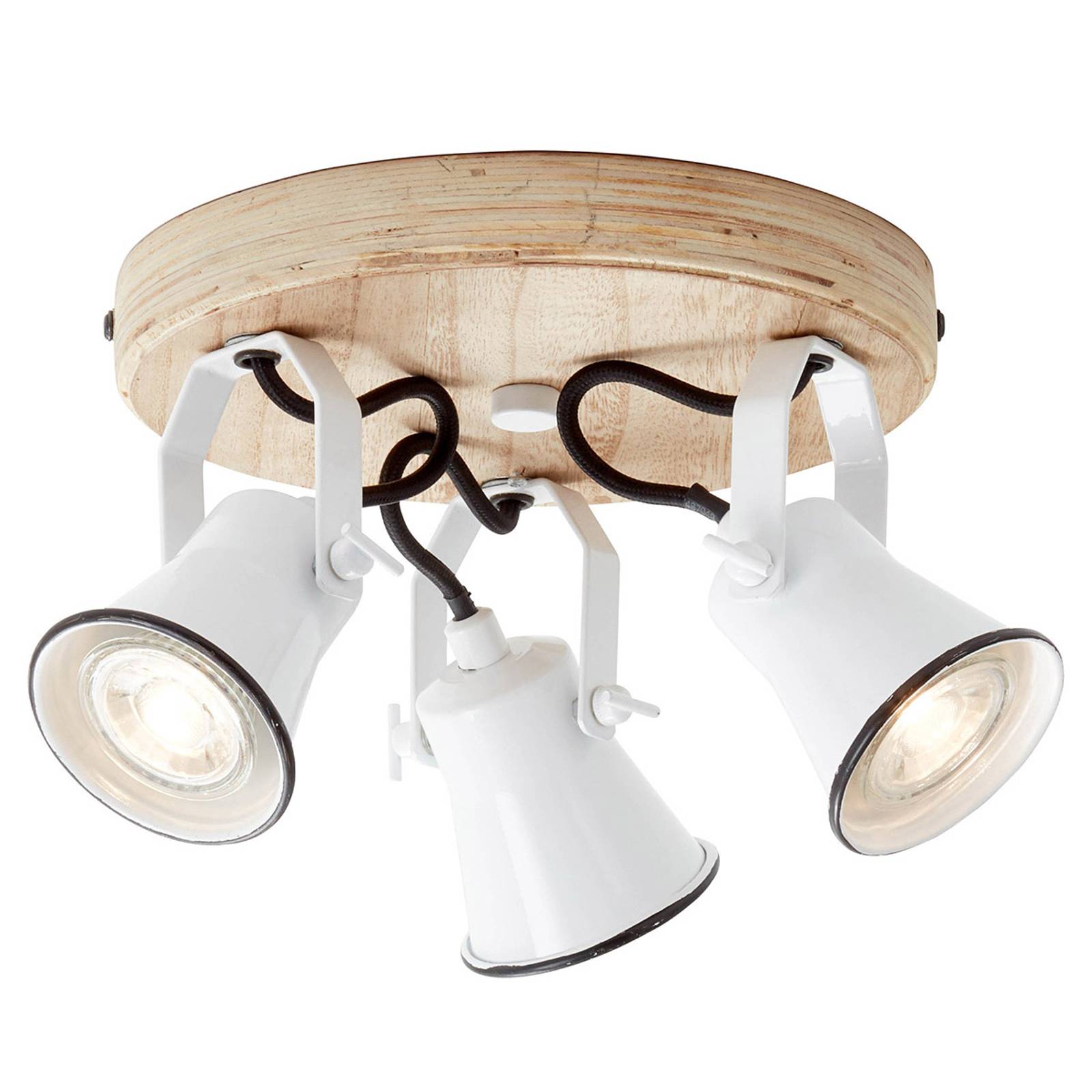 BRILLIANT SPOT POUR PLAFOND SEED À 3 LAMPES BLANC