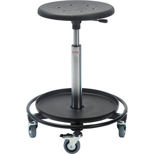 TABOURET À ROULETTES VÉRIN À GAZ-BAS ASSISE SIGMA - GLOBAL PROFESSIONAL SEATING