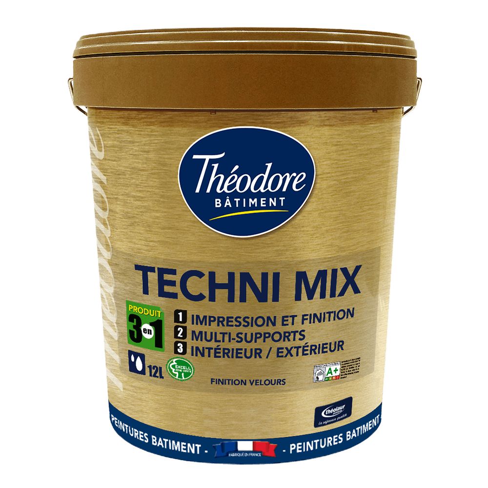 Tb1240 - Peinture microporeuse acrylique isolante - Theolaur peintures - rendement +/-14 m²/l_0