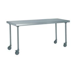 Tournus Equipement Table inox centrale sur roues longueur 1800 mm Tournus - 414976 - plastique 414976_0