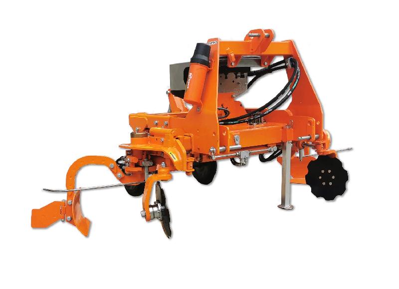 Porte outils double TWIN TURBO avec charrues pour vignobles et vergers_0