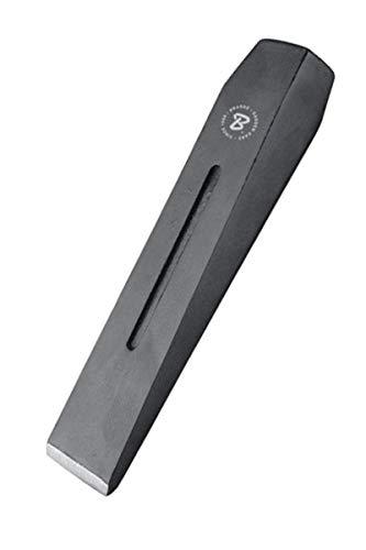 Fendeur biseauté en acier BTG - 2000 g - Idéal pour bois de chauffage et troncs d'arbres_0
