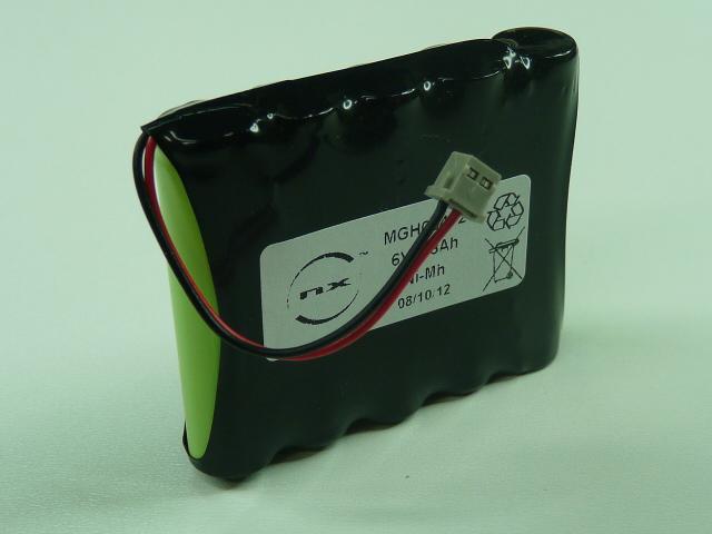 BATTERIE NIMH 5X AAA 5S1P ST1 6V 800MAH JST_0