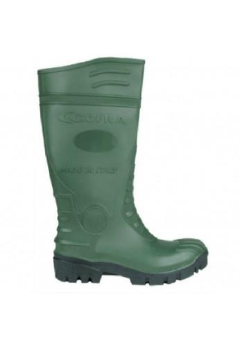 Bottes de sécurité agriculture / sylviculture - Typhoon S5 Green/Black - Norme ISO 20345, PVC Ergo-Nitril, embout acier_0