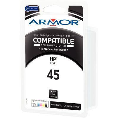 Cartouche d'encre compatible HP 51645A noir - Garantie 3 ans - Fabricant ARMOR_0