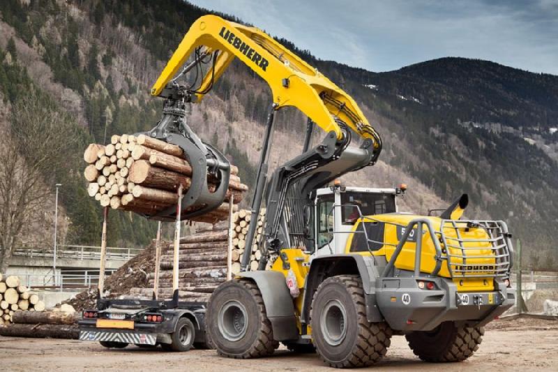 Chargeuse sur pneus Liebherr L 580 LogHandler XPower_0