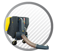 Aspirateur à feuille autoportée