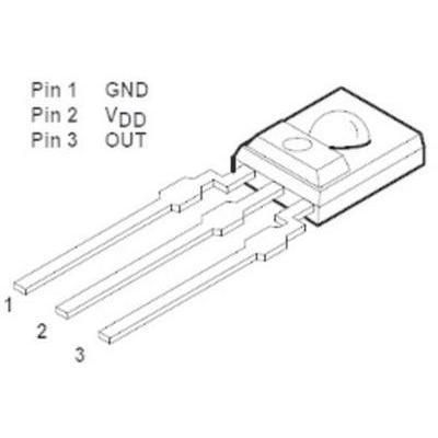 CONVERTISSEUR DE LUMIÈRE TSL 235 R 5 V/DC À 5 V/DC THT 1 PC(S)