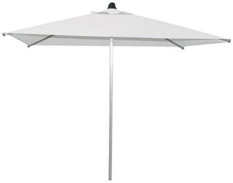 PARASOL CENTRÉ ANODISÉ BLANC 2 X 2 M