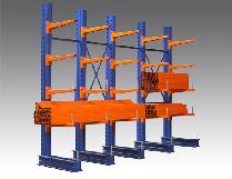 Rayonnage cantilever super lourd - Bras tronconiques réglables - Charge jusqu'à 1400 kg par bras_0
