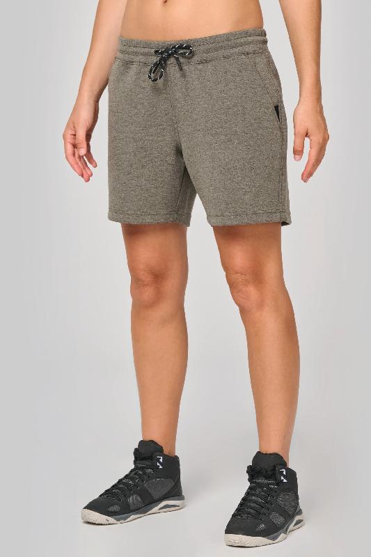 Short femme - Réf: PA1029 - PROACT - ultra confortable avec ceinture élastiquée_0