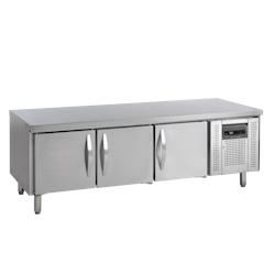 Soubassement réfrigéré 3 portes GN 1/1 - 262 L | 1337 x 530 x 389 mm | Tefcold - UC5310 - 16536_0