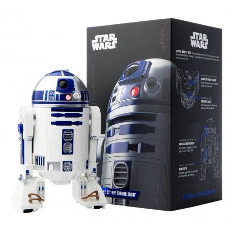 SP//SH50 - Robot éducatif R2-D2 - Sphero - contrôlable par application avec fonctionnalités avancées_0