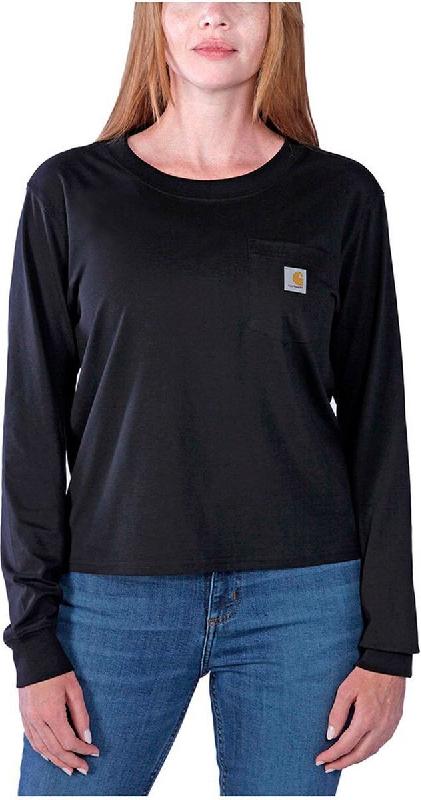 T-shirt Manches longues Noir Femme - Tailles : M_0