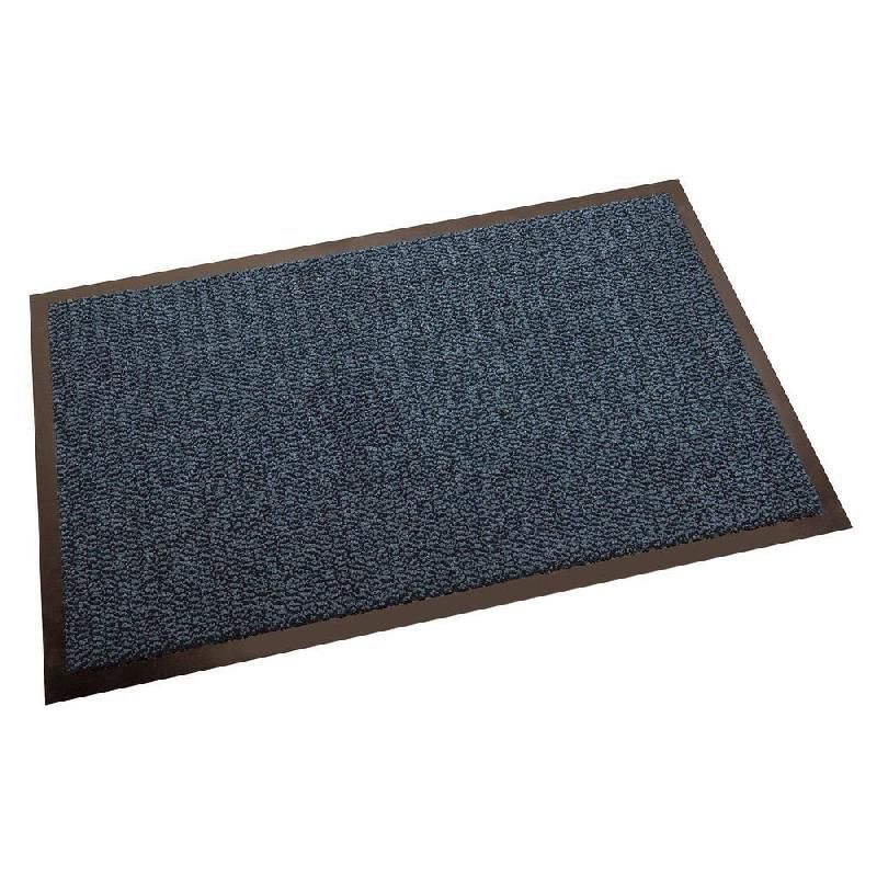 TAPIS D'ACCUEIL SCRAP'MAT 90 X 150 CM BLEU