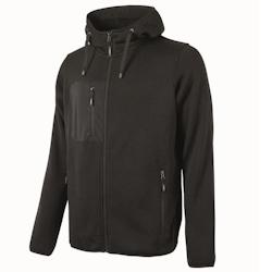 U-Power - Sweat-shirt noir zippé RAINBOW Noir Taille 2XL - XXL noir polyester 8033546413432_0