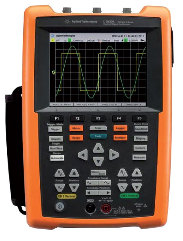 Oscilloscope numérique portable U1620A - 2 voies, 200 MHz, 1 Géch/s, 1 000 000 points - KEYSIGHT_0