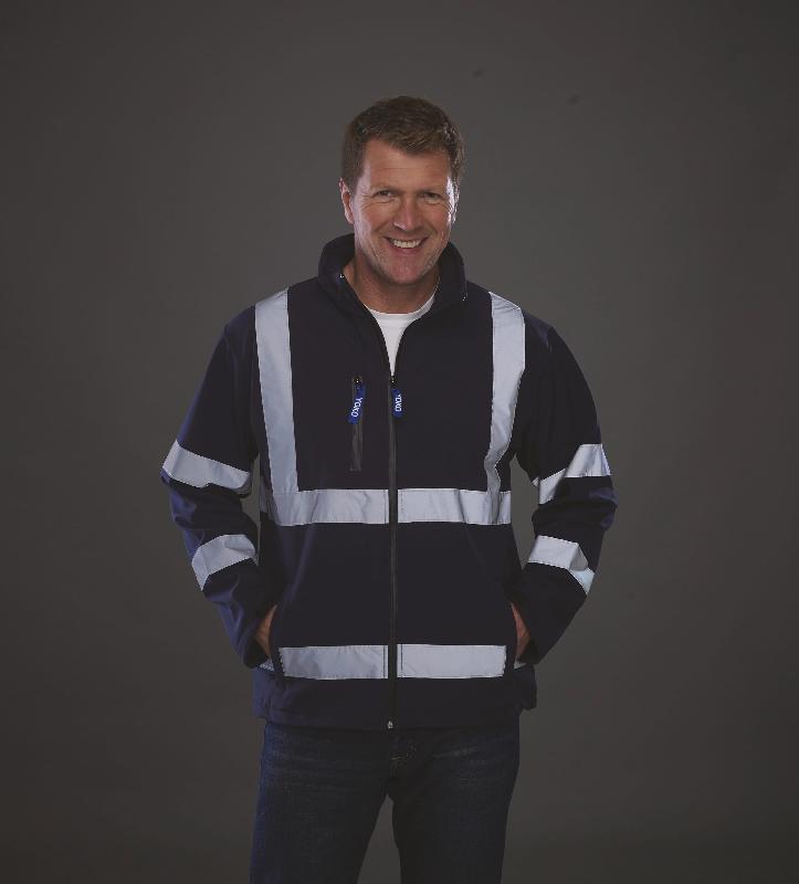 Veste softshell haute visibilité - Réf: YHVK09 - Imperméable 8000 mm - Norme EN ISO20471:2013 Classe 3_0