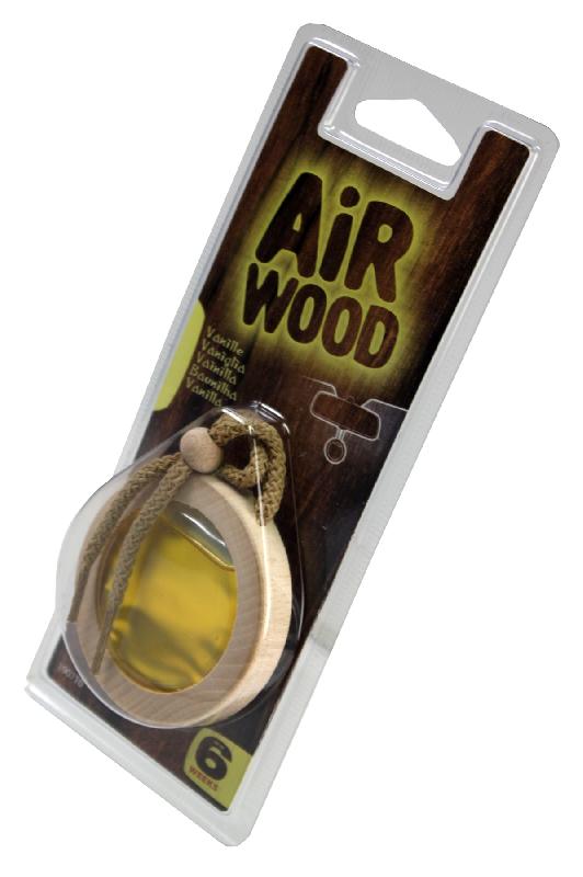 AIR WOOD CARLINEA - Médaillon en bois parfum Vanille à suspendre - Carlinéa_0