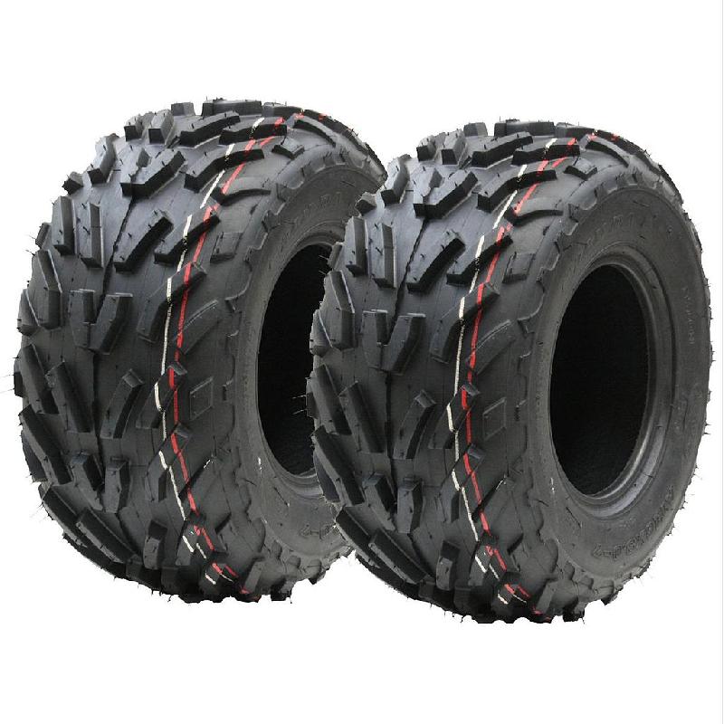 16x8.00-7 pneus quad ATV, 16 x 8-7 ATV E marked road legal tyre 7 inch, Set of 2_0