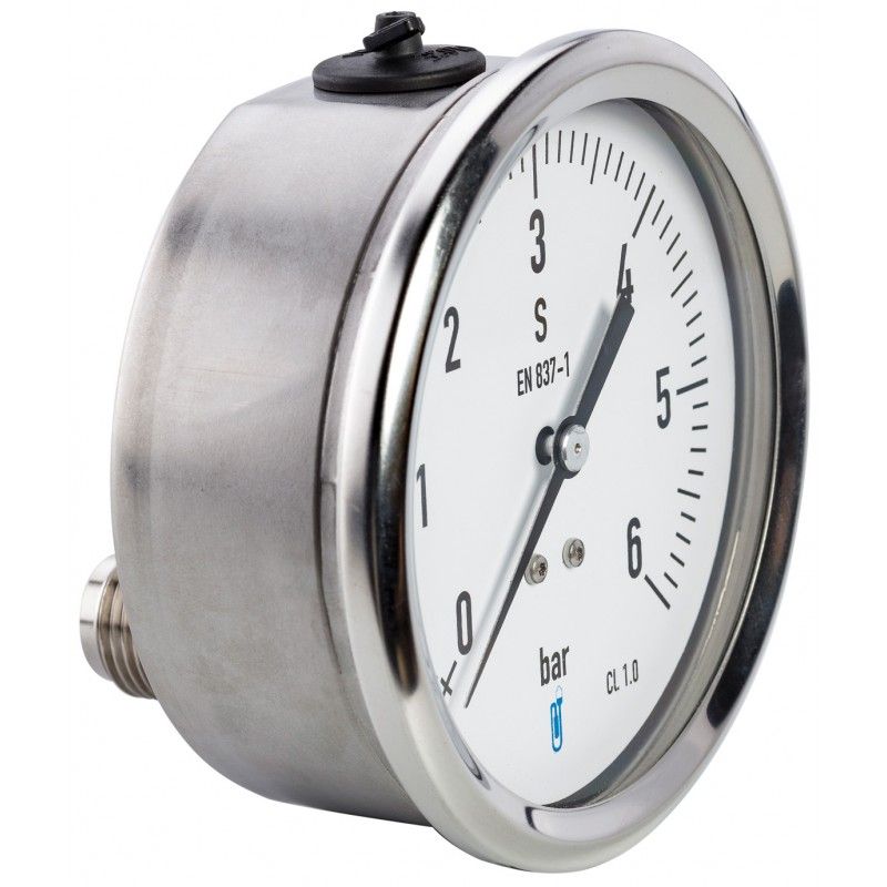 Manomètre à tube de bourdon Distrilabo 235 - Ø100 - inox 316L - classe 1 - IP65 - pour fluide corrosif_0