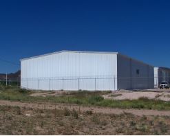 Bâtiment agricole préfabriqué gamme EcoRapid - stockage de grain et outils - Cualimetal - structure en acier métallique_0